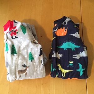 Fleece Footie Pajamas